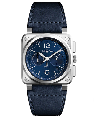 Bell & Ross Instruments Chronograph BR0394-BLU-ST