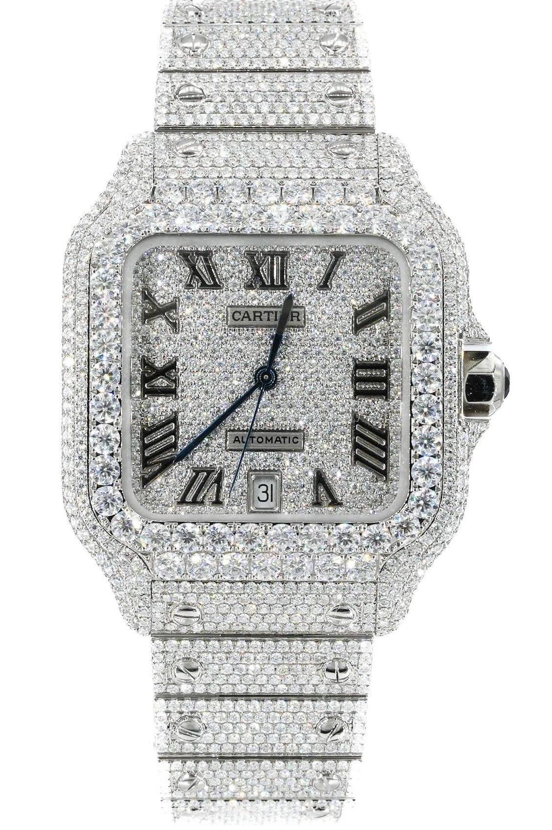 Cartier Santos de Cartier Moissanite Diamonds WSSA0018