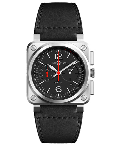 Bell & Ross Instruments Chronograph BR0394-BLC-ST