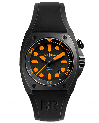Bell & Ross Marine BR0292-ORANGE-CA