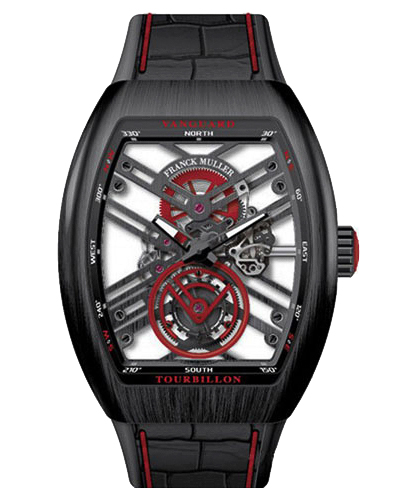 Franck Muller Vanguard Tourbillon V45-T-SQT-TTNRBR-ER