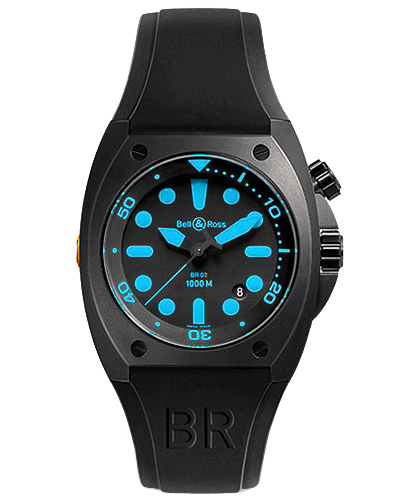 Bell & Ross Marine BR0292-BLUE-CA