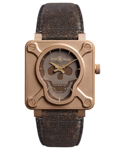 Bell & Ross Instruments BR0192-SKULL-BR