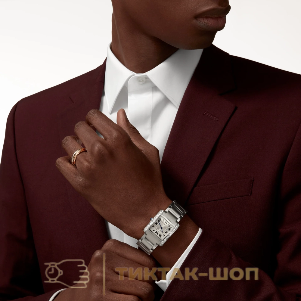 Cartier Tank Francaise Medium model W4TA0021