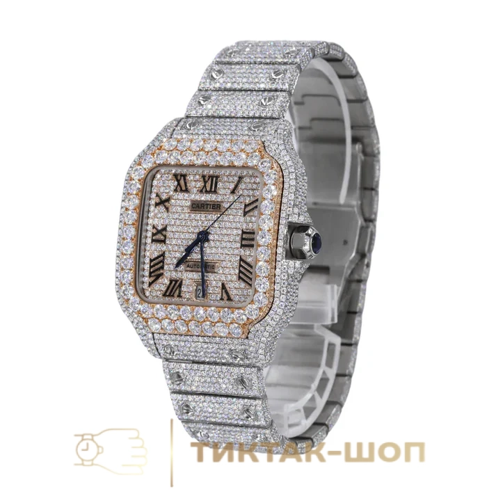 Cartier Santos de Cartier Moissanite Rose Gold WSSA0018