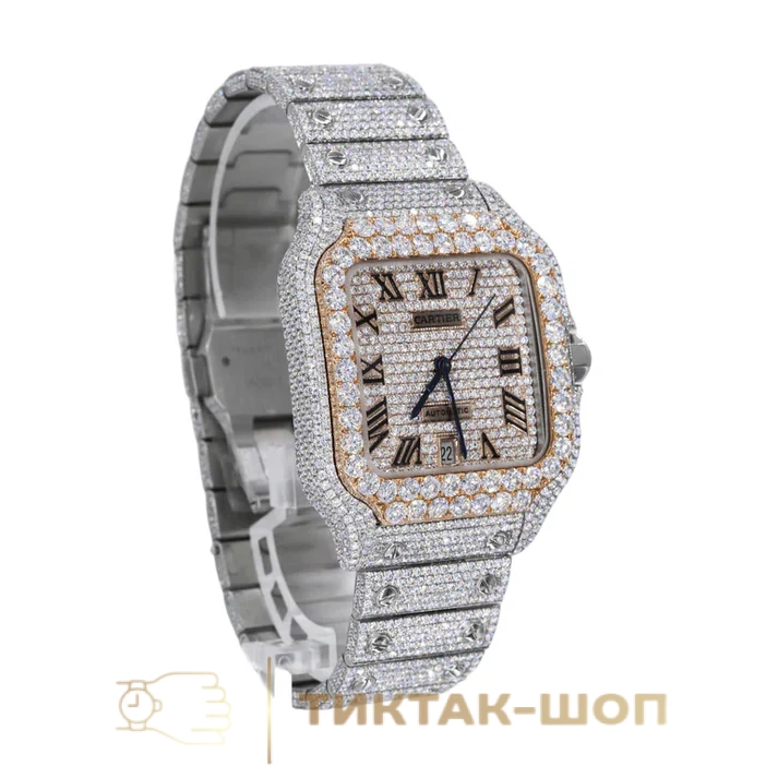 Cartier Santos de Cartier Moissanite Rose Gold WSSA0018